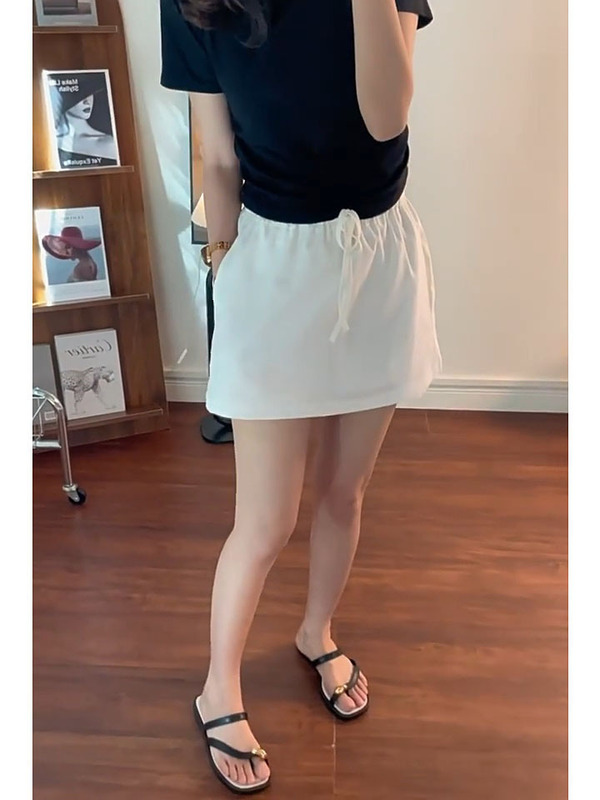 秒杀款鱼尾半身裙女2025气质简约垂感显瘦包臀a字中长裙子|undefined