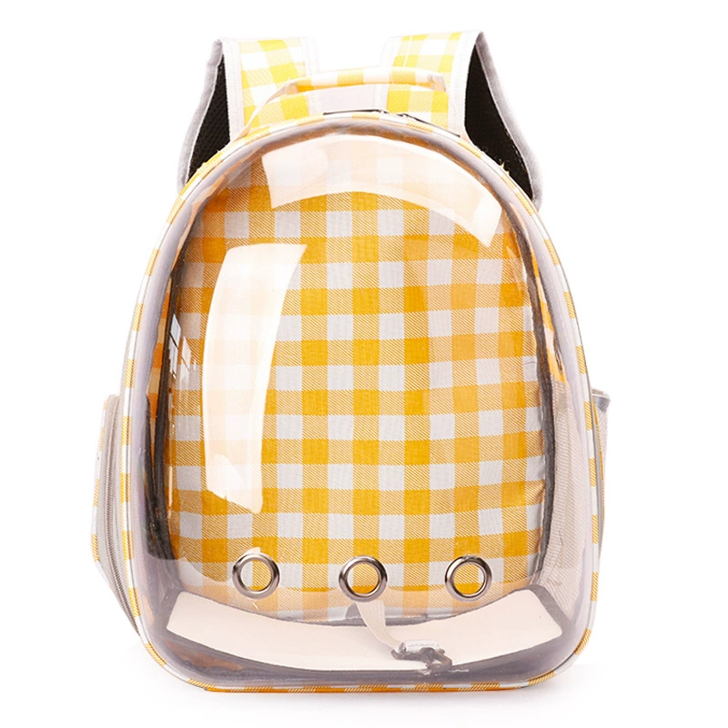 Handheld space backpack, transparent dome design, portable 0.98 kg