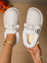 H 47982 Fleece Lined Slip On Shoes ëë����Ь �羳ŷ��