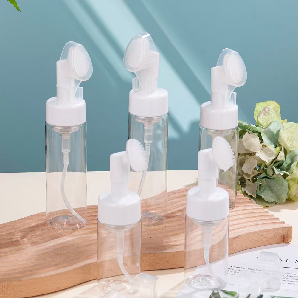 Botella espumante de mousse, limpiador facial, limpiador de manos espumante, botella vacía, botella de reemplazo de champú, botella vacía, botella de espuma cosmética