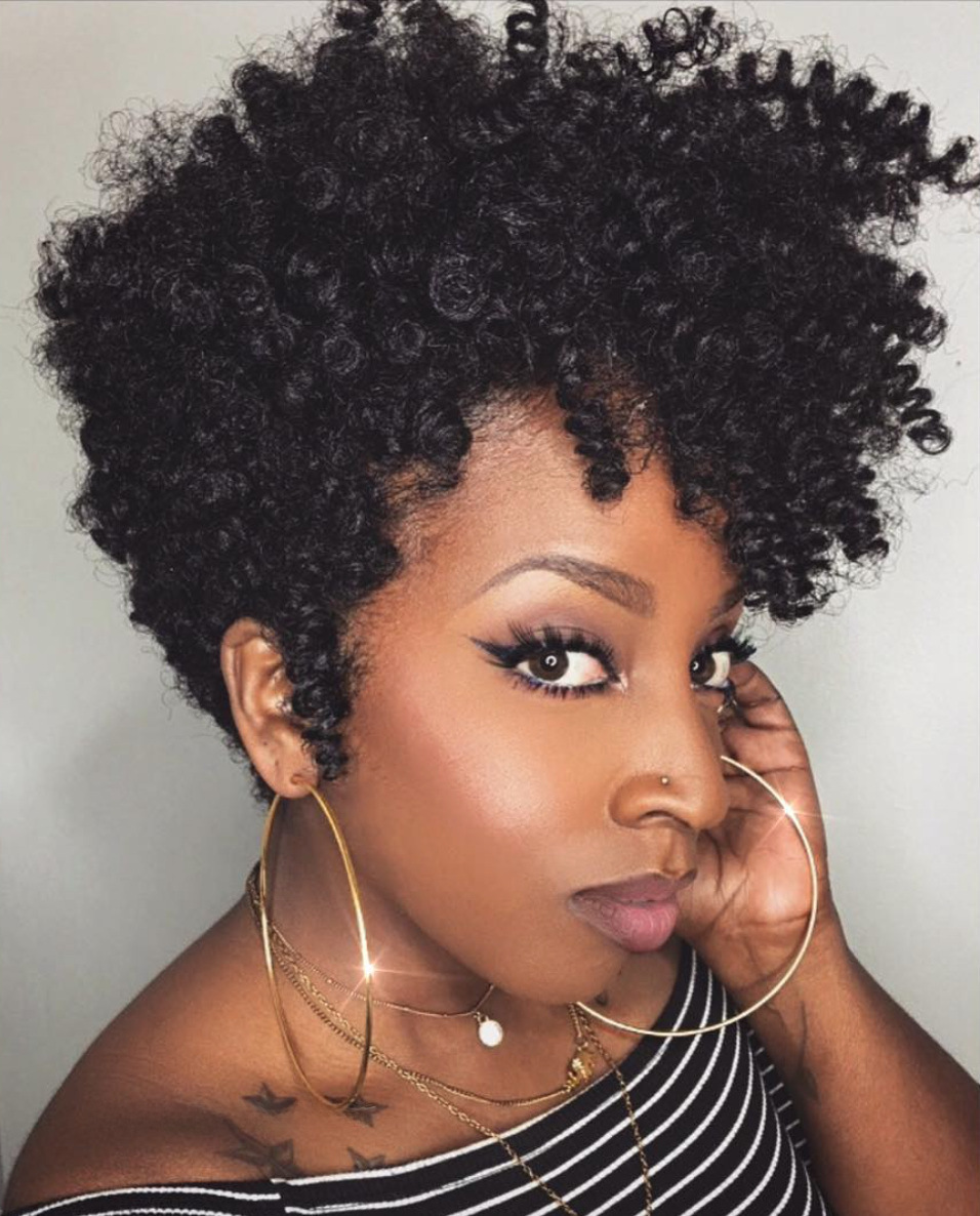 Kurze Lockige Kunsthaarperücke Für Damen Im Afro Look_voghion.com
