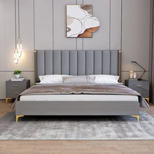 实木床双人1.8x2米主卧大床1.5米家用小户型软包皮床1m单人床清仓