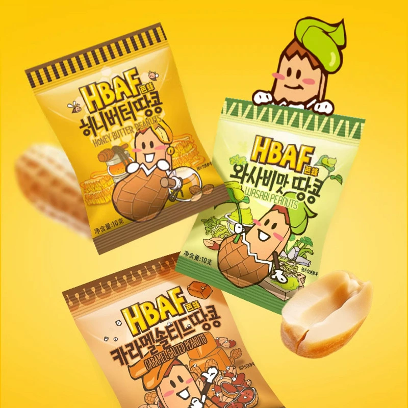 HBAF пчелиный мед масло васаби карамель с ароматными орехами для детей жареные орехи закуски