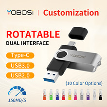 USB Flash Drive for Cross-Border Wholesale Custom 64GB Color