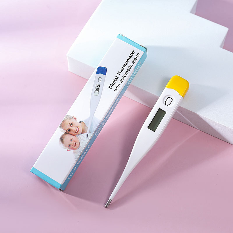 Bebé termómetro digital duro cabeza humana axila adulto termómetro Fahrenheit grados Celsius termómetro electrónico