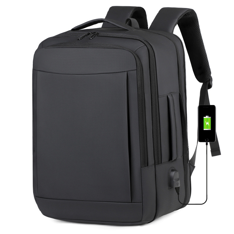 Cross-Border Backpack for Men, Business Travel Large-Capacity Multi-Functional Computer Backpack, Versatile Commuter Backpack for Men