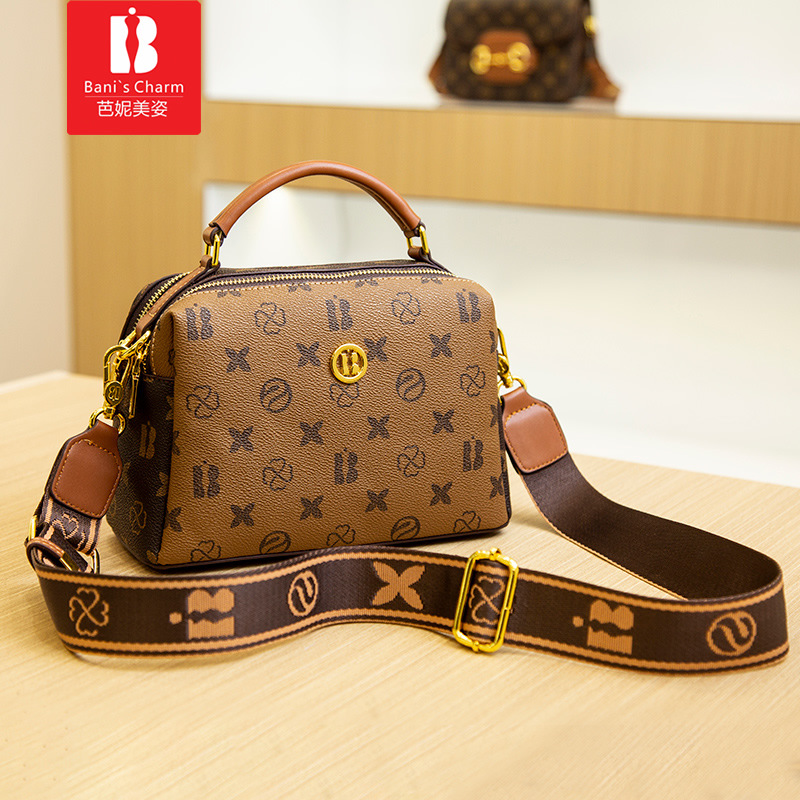 Bani meizi nuevo presbicia almohada bolsa doble cremallera bolso de gran capacidad bolsa de mensajero para las mujeres [en stock generación]