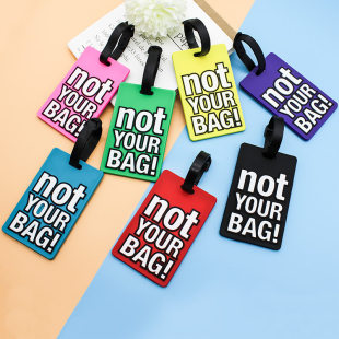 (Cross-border trading), (Wholesale), fashionable luggage tag PVC, backpack, bag, English letters