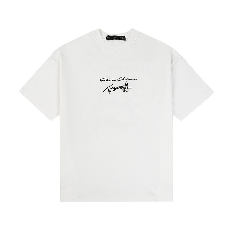 24SS 新デジタルパターンラウンドネックメンズとレディースのトレンディな半袖コットンカジュアル T シャツシリーズ|undefined