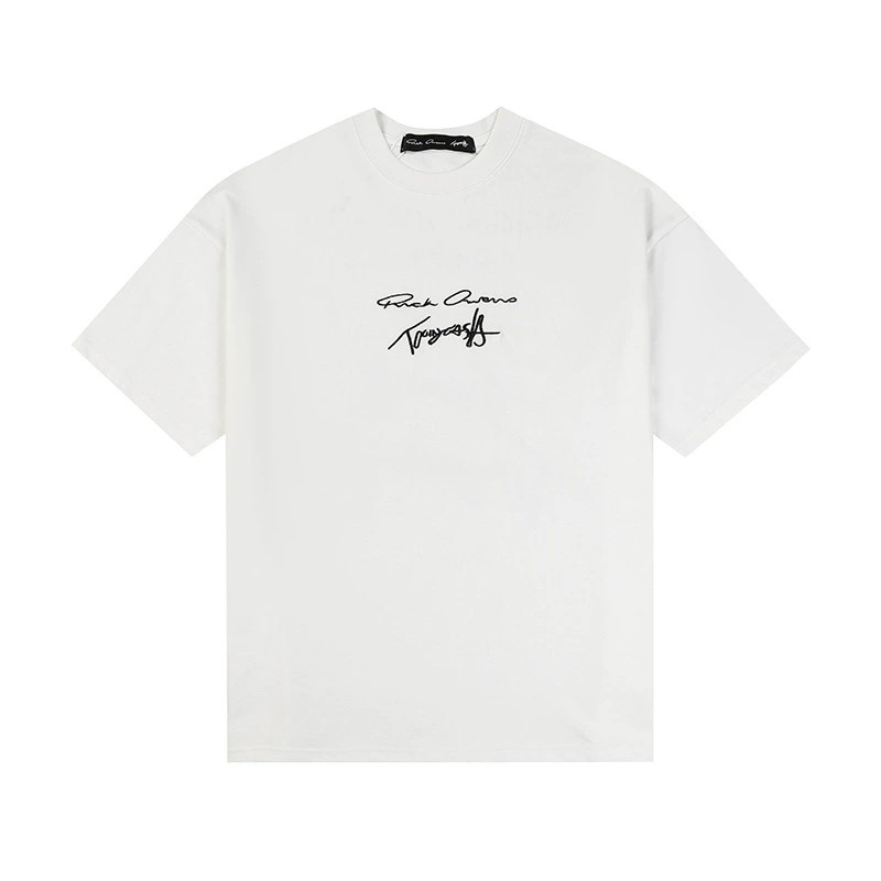 Maison Margiela 24SS коллекция MM6 цифровой узор круглый вырез мужской и женский модный бренд укороченный рукав футболка серия