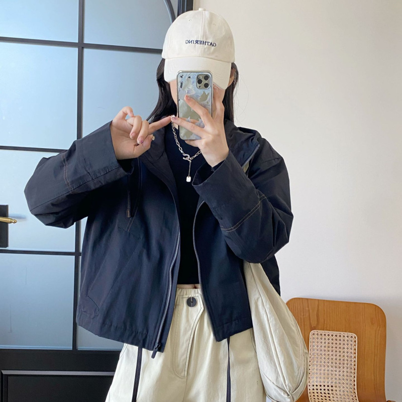 包y25款两色松弛休闲连帽慵懒款休闲夹克 092c403|undefined