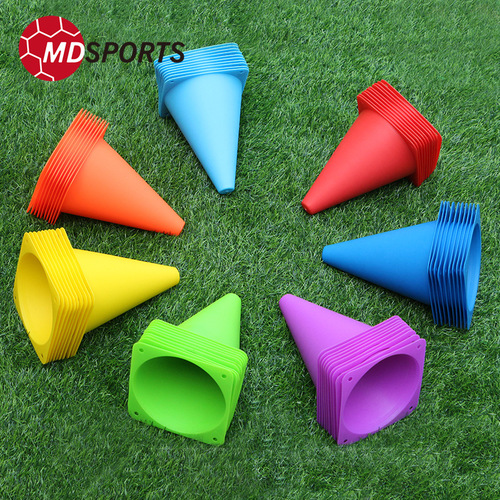 Manufacturer 18CM thickened football training cones, obstacles, sign buckets, football training devices, sporting goods