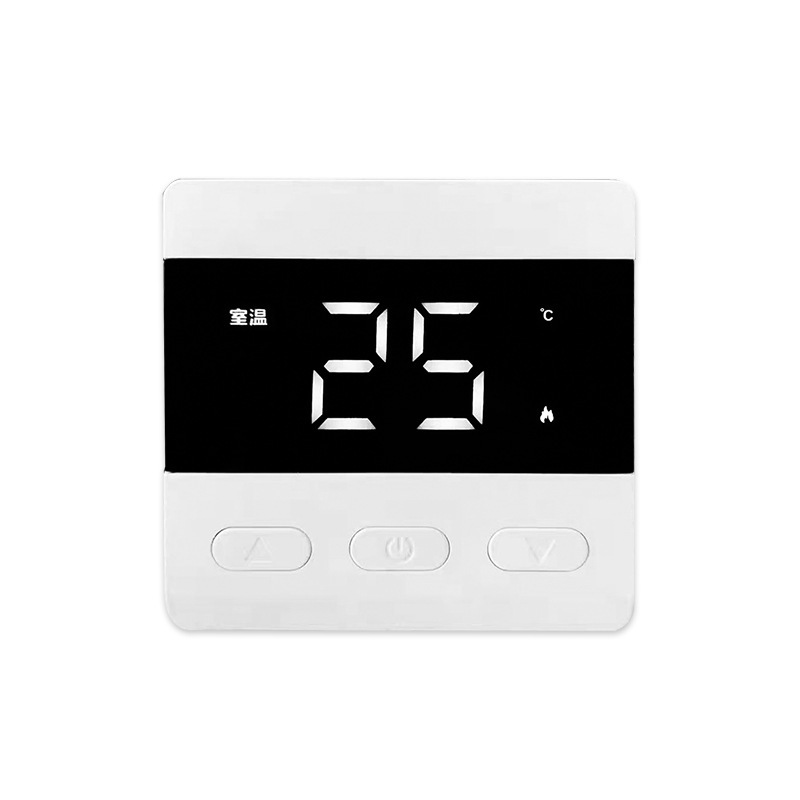 Controlador de temperatura eléctrica de calefacción por suelo térmico de temperatura única Controlador de temperatura LCD Controlador de temperatura digital Controlador de temperatura eléctrica de calefacción por suelo térmico