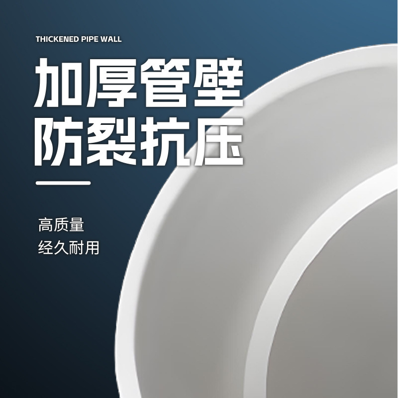 pvc排水管国标弯头带检查口90度45度存水弯s型p型50 75 110 160|undefined