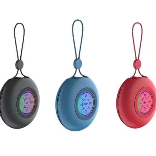 Amazon New Colorful Light Bluetooth Speaker Outdoor Portable Mini Waterproof Card Slot Phone Gift Speaker