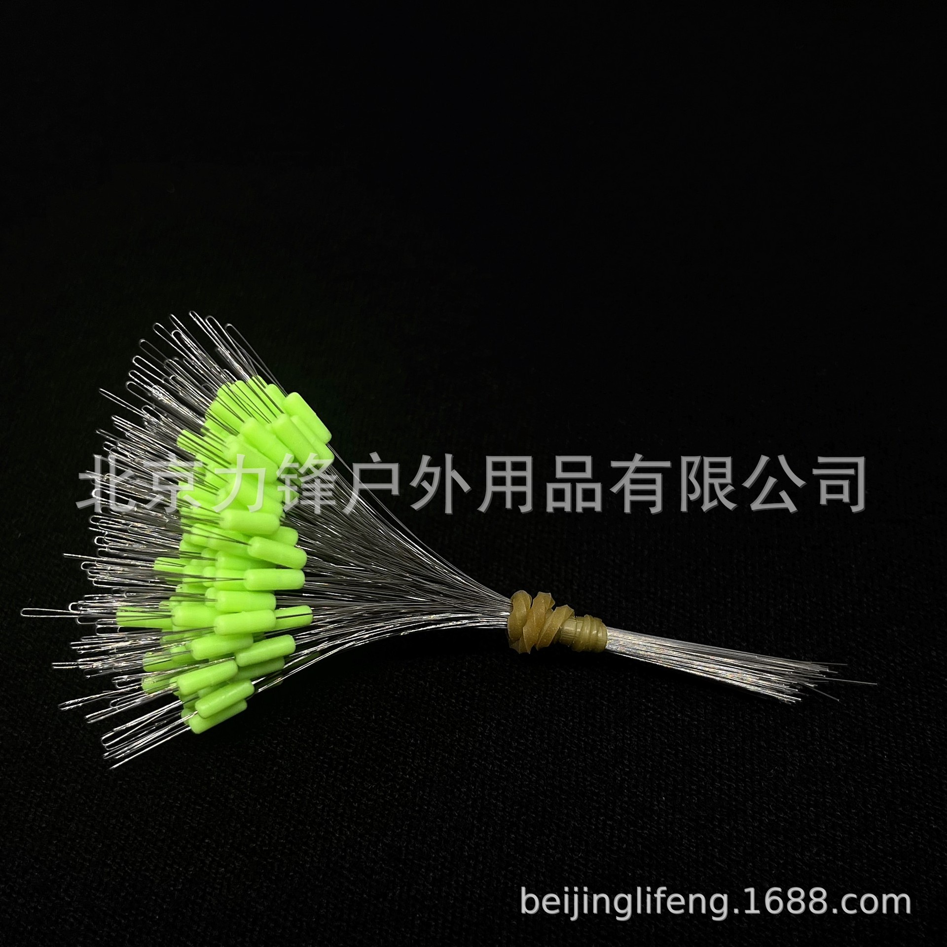 Space Bean 200 Grain Scattered High Quality and High Consistency Fluorescent Green Flat Head Black Pit Wild Fishing Competitive Locking Anti-Explosion