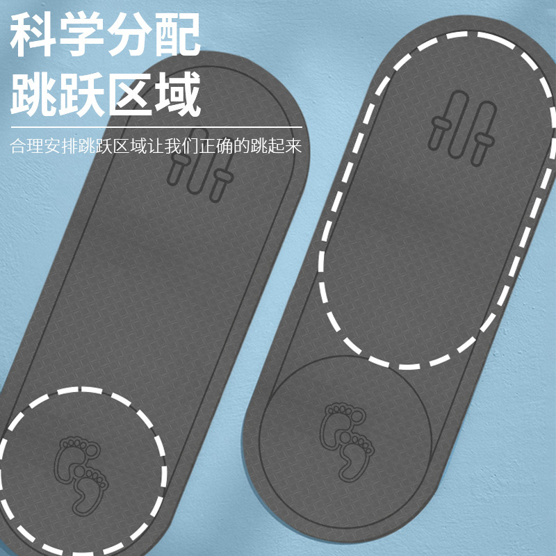 Estera de yoga TPE al por mayor estera de cuerda para saltar amortiguación deportiva antideslizante estera de piso de cuerda para saltar fitness fábrica