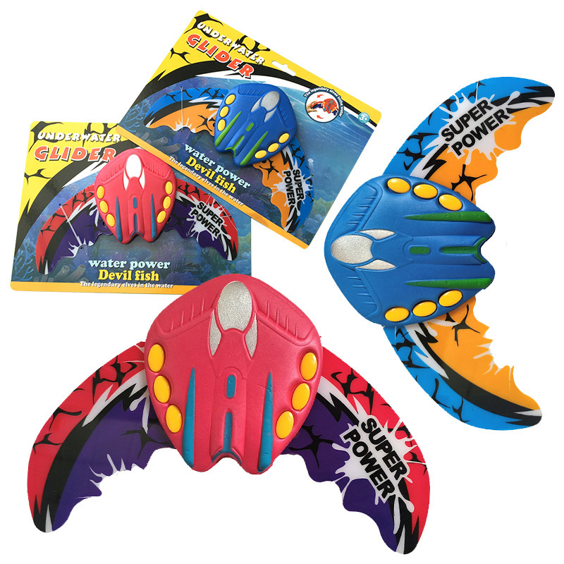 Cross-Border Summer Kidsren's Hydrodynamic Devil Fish Swimming Fish Cartoon Swimming Pool Bathing Beach Toys