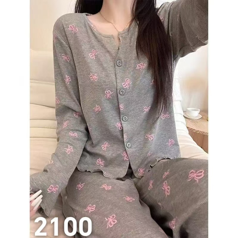 Nuevos lindos dibujos animados Mickey pijamas de mangas largas mujeres primavera y otoño costillas cómodas sensación de alto nivel conjunto de ropa de hogar estudiantil