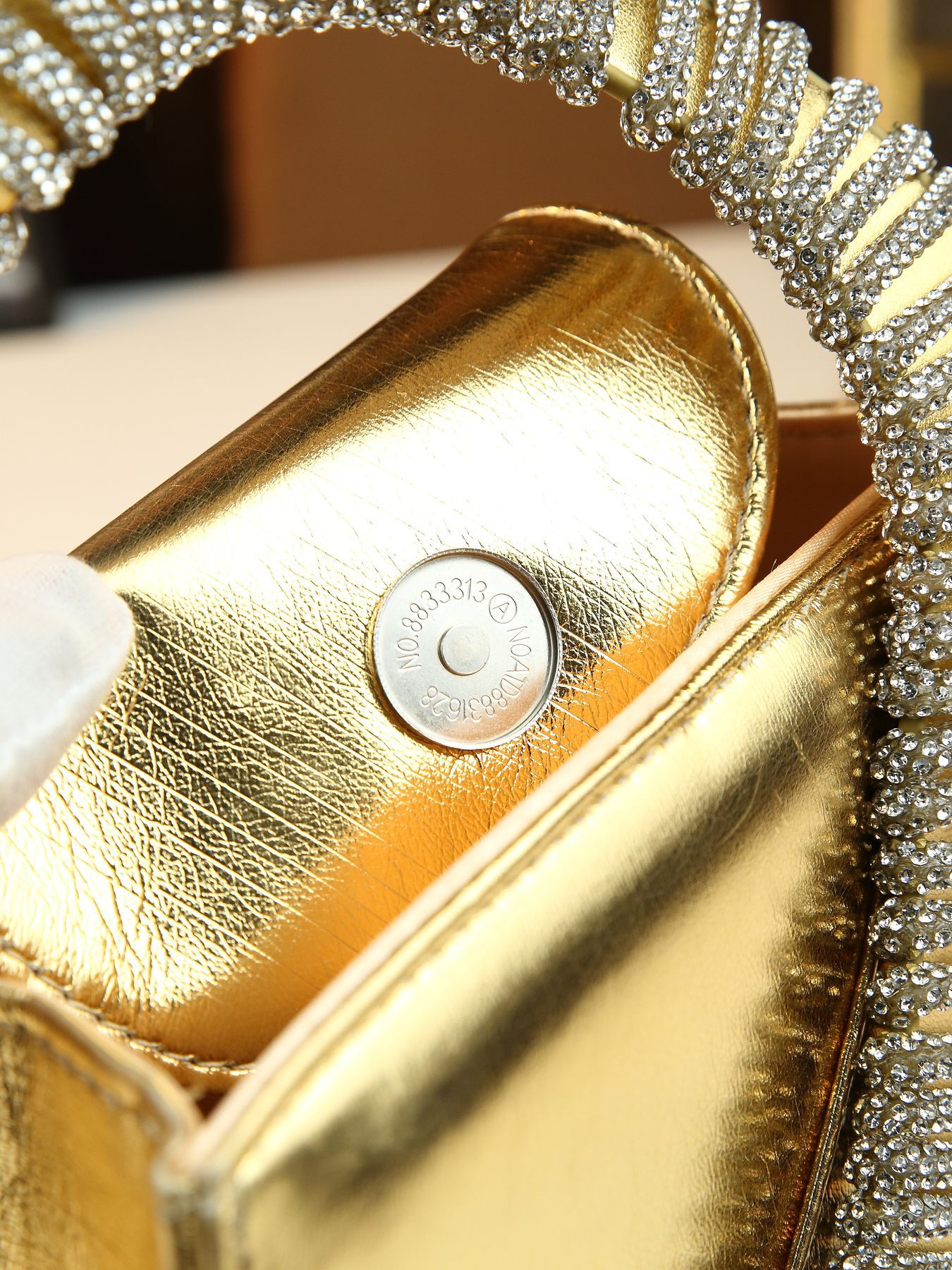 Elegante borsa a mano di lusso tempestata di diamanti, borsa quadrata da donna finemente realizzata per feste, con catena, da portare a tracolla o a spalla._voghion.com