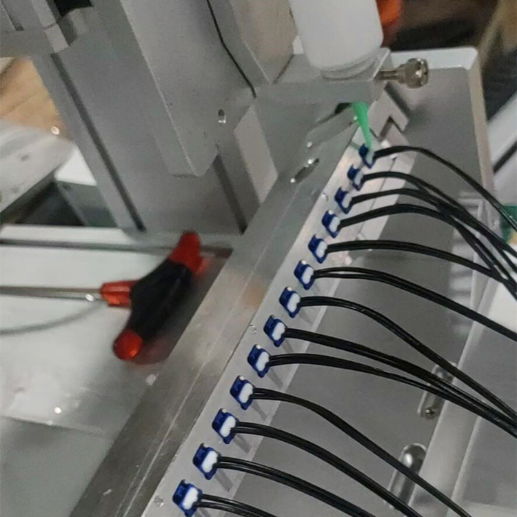 端子线线束连接器线材自动翻转硅胶点胶机2600ML硅胶自动点胶机