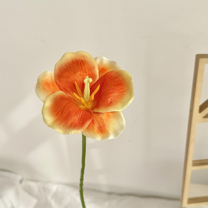 Inswind floreciente Tulipanes color Monae flores simuladas flor de mesa de comedor ramo ornamentos floral decoración floral flores falsas flores