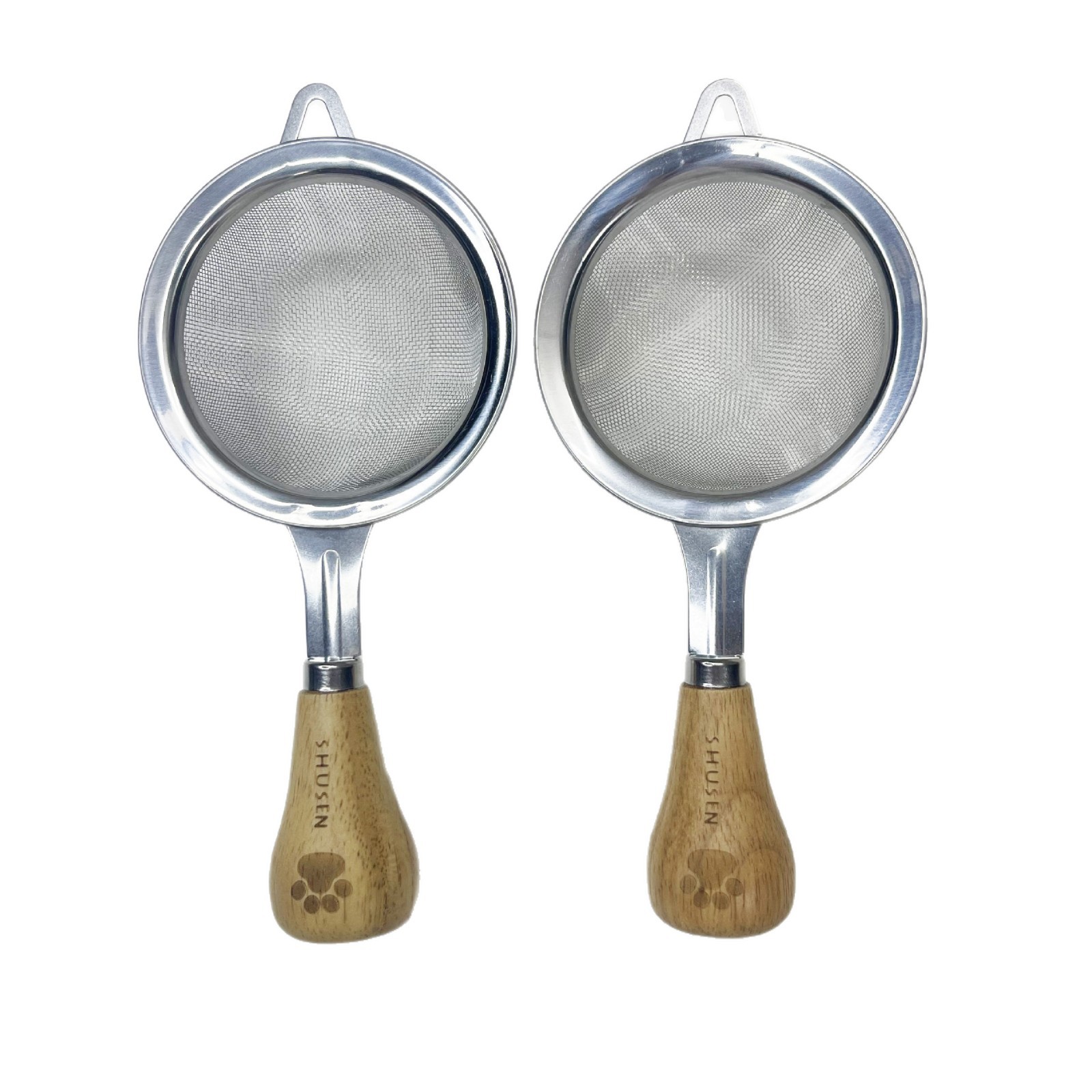 Egg Beater, Egg White Separator, Mud Press, Stainless Steel Kitchen Mini Kitchen Utensils, Rubber Wood Handle 8-Piece Set