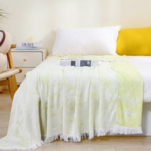 夏季冷感毯双层竹纤维柔然亲肤空调被毛巾被冰丝凉感午睡空调毯子