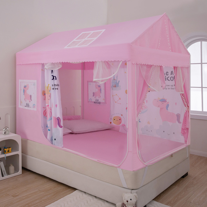 꼬마요정 [삼면블랙아웃커튼] - 바닥 전체가 탈부착 및 세탁이 가능한 시트