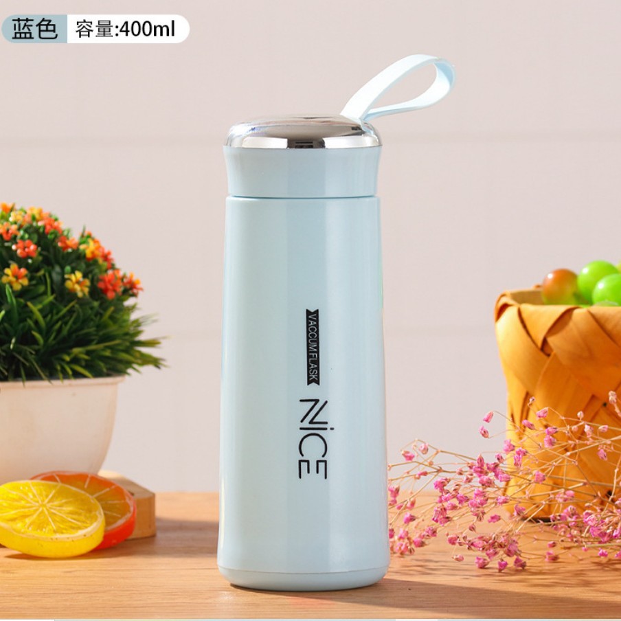 Creativo aislado de doble capa ness taza de vidrio piso empuje estudiante taza portátil regalo de vacaciones taza de publicidad impresa LOGO