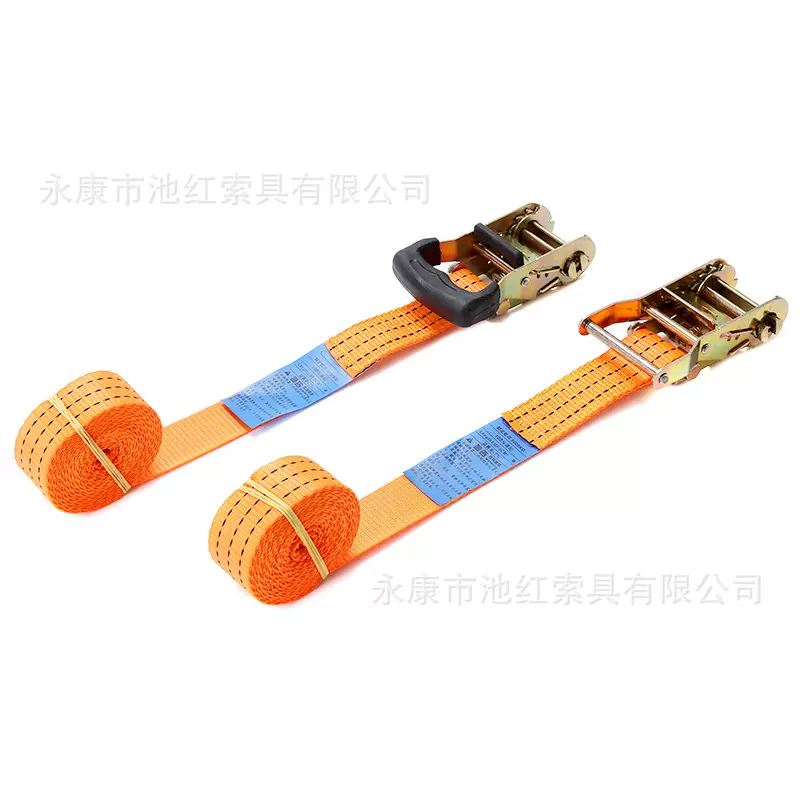 货车捆绑带收紧器小型棘轮拉紧绳器自锁货物打包固定扎飞机带加厚