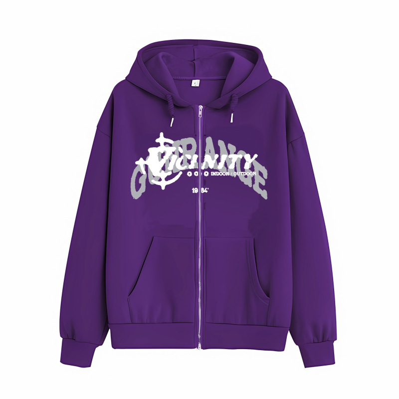 Cross-border Vicinity new clothing in stock fashion zipper street design clothing coat wholesale sportswear Europe