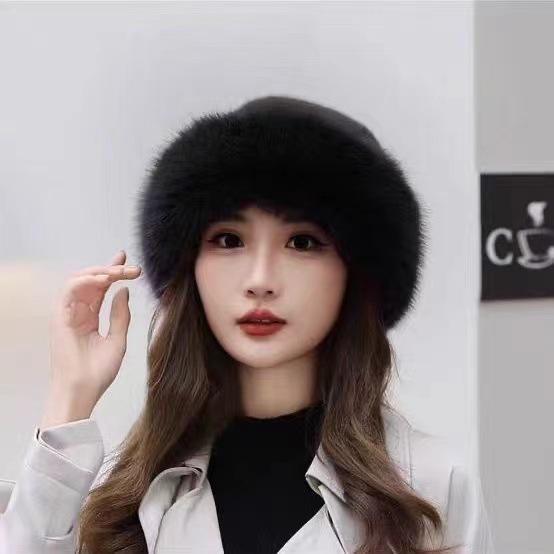 帽子の女性の冬の新型の厚い保温は毛皮のファッションのシンプルな漁師の帽子をまねてミンクの毛の女性のモンゴルの帽子をまねて卸売りします。|undefined