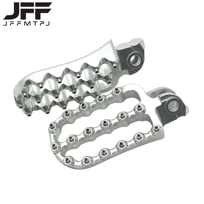 Motorcycle pedals Foot Pedals for Ktm - silver