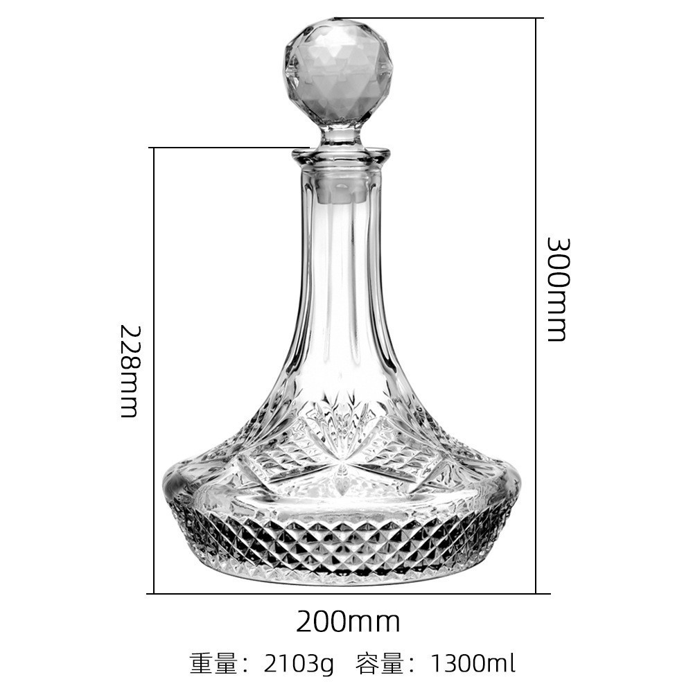 Botellas de vino de cristal transfronterizas directas de fábrica botellas de whisky europeas botellas de licores extranjeros botellas de vino blanco XO