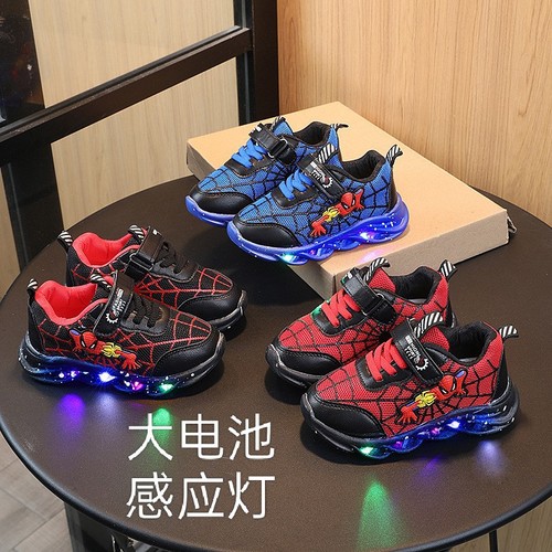 Children's Sports Shoes Spring and Autumn Lightweight Velcro Boys' Casual Shoes Children's Shoes for 3-12 Years Old