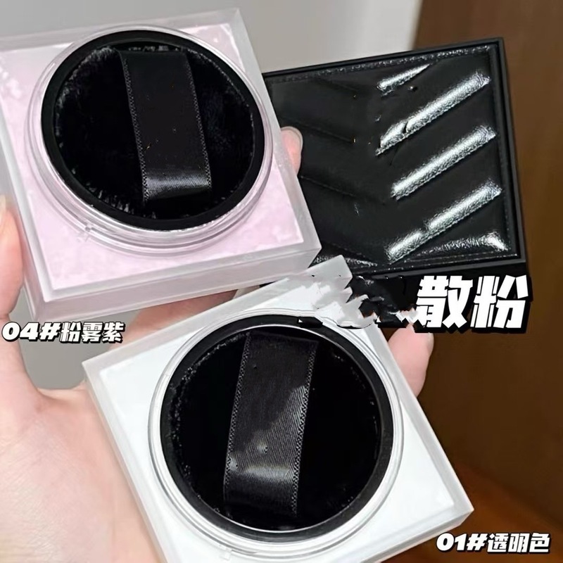 y圣皮革s散粉10g01#透明色04#粉雾紫05#冰川蓝罗新款兰散粉蜜粉|undefined