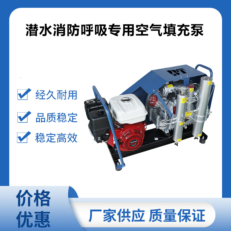 厂家供应空气填充泵,汽油款呼吸专用，方便野外携带作业，可带电