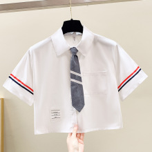 实拍JK制服套装少女夏装2023新款初中高中学生