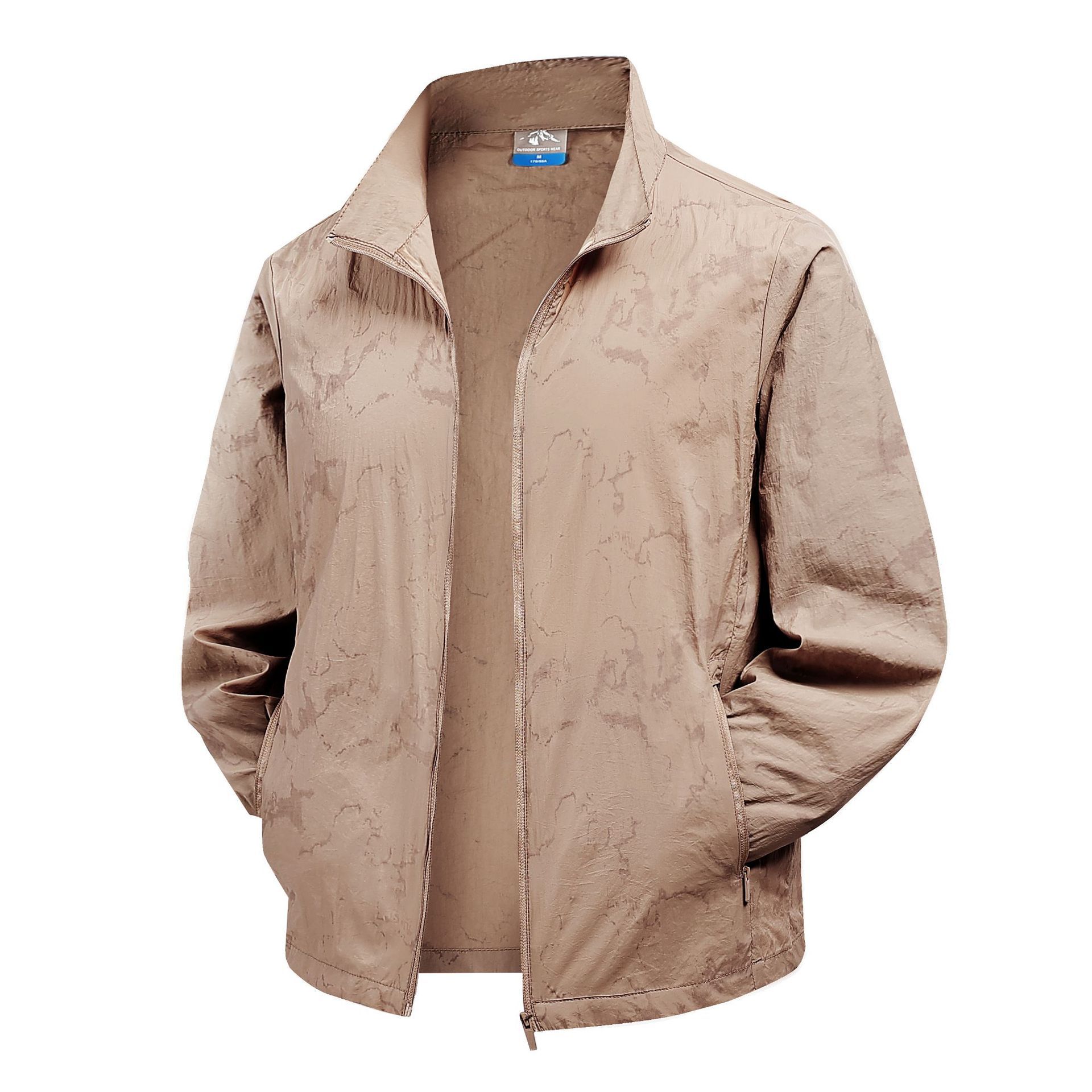 Men's Clothing Summer New Ice Silk Quick Drying Camouflage Sun Protection Clothing Outdoor Trend Leisure Travel Cool Skin Clothing Jacket_viptrois.com
