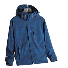 戸外突撃服女性防水防風ミンクパイルは男性三合一純色防寒入蔵登山コートを取り外すことができる