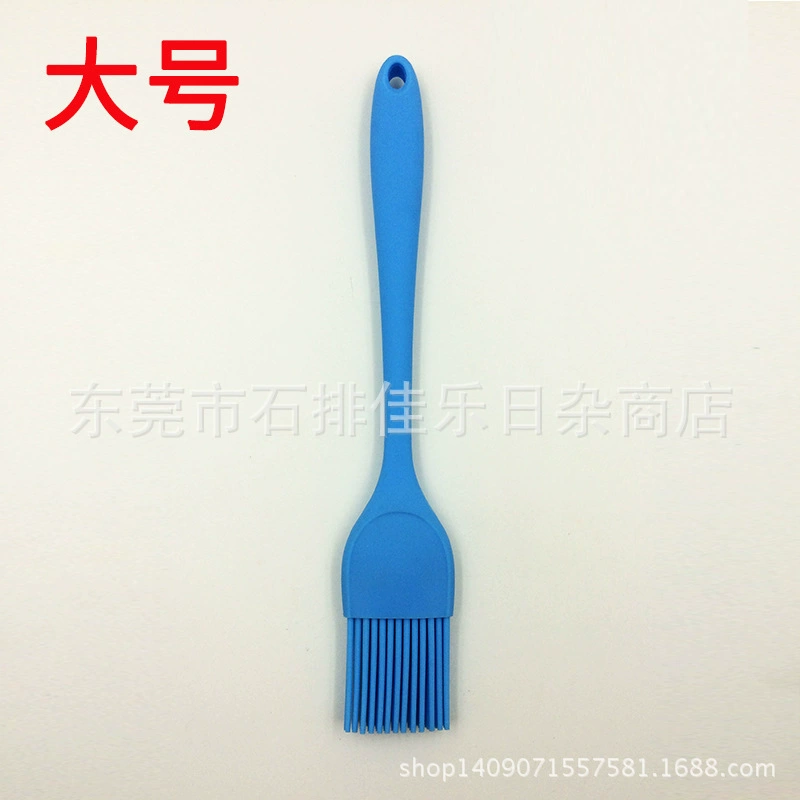 Оптовая DIY инструмент для выпечки стальной сердечник интегрированная щетка силиконовая щетка для барбекю большая