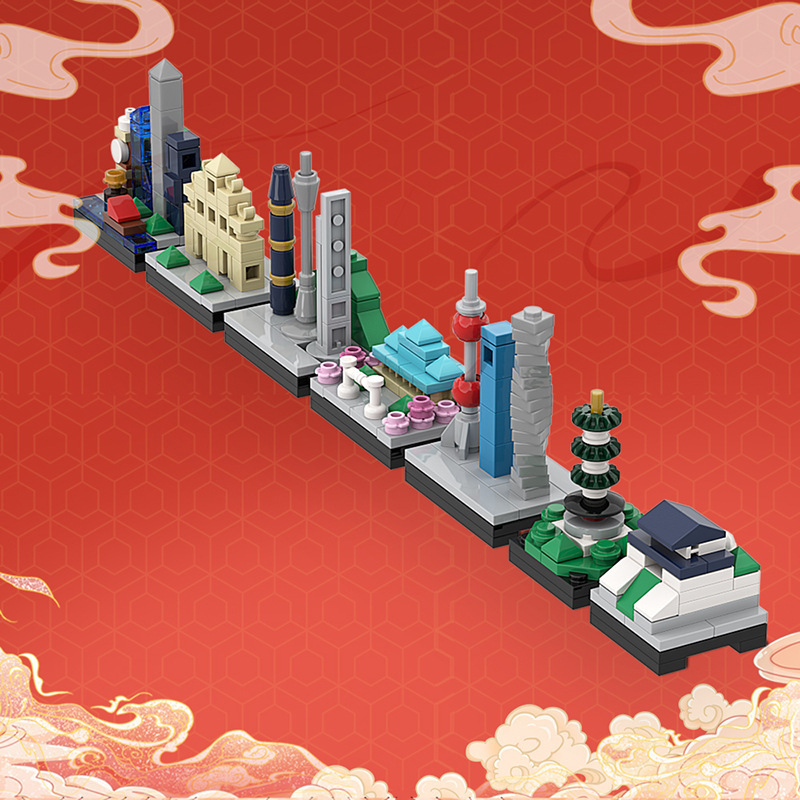 Chinese Street Scene City Building Blocks Desktop Ornaments Cross-Border New Products Moc Player DIY Educational Assembly Toys Wholesale Chinese Street Scene City Building Blocks Desktop Ornaments Cross-Border New Products Moc Player DIY Educational Assembly Toys Wholesale