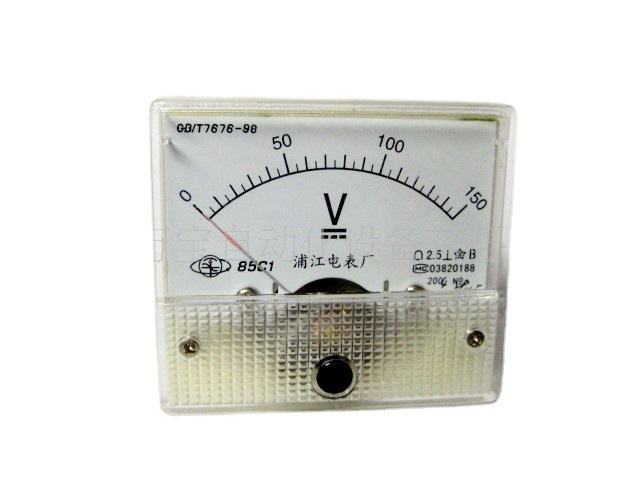 供应 小表头 机械表头 指针表 指针机械电压表85C1 150V(图)