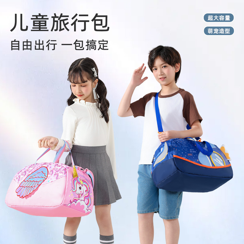 Caricatura lindo conejo, bolsas de hombro para niños y niñas, bolsas de mano para bebés de impresión extranjera, bolsas de viaje de gran capacidad