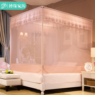 Children's Anti-fall Mosquito Net Household Installation-free Three-door Baby Thickened Yurt 2022 New Advanced Pattern Account