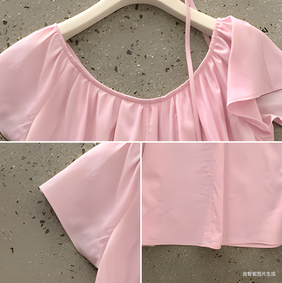 Đầm maxi nữ thắt eo chất liệu tencel linen phong cách nghỉ dưỡng Hàn Quốc — xanh đậm, màu sắc, màu hồng, dưa lưới chi tiết 9