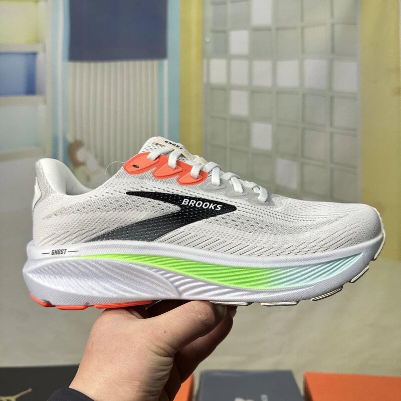 Ghost 17 Running Shoes for Men, Cushioning Sports Shoes for Women, Professional Shock-Absorbing Wide-Fit Racing Running Shoes, Student Training Shoes