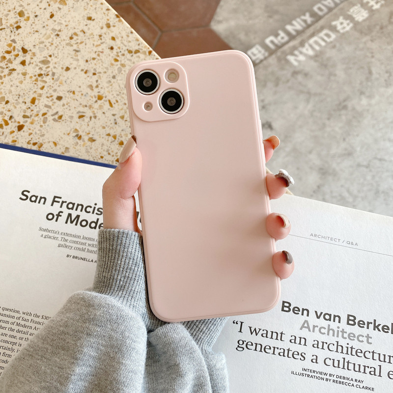 IPhone15携帯電話ケースの正孔ストレートエッジは液体シリコンリンゴ13携帯ケースのソフトケース16保護カバーに似ている|undefined