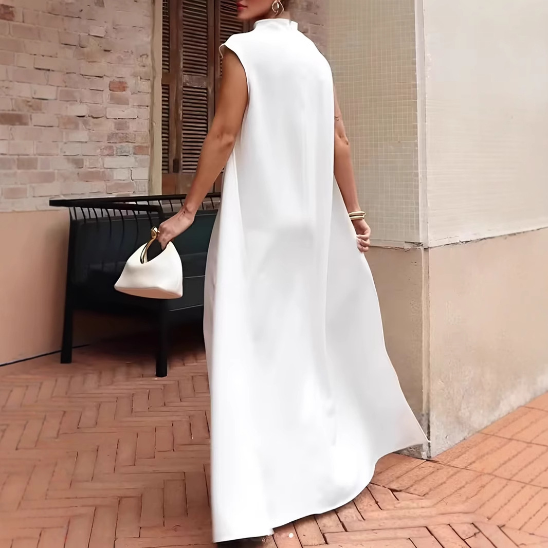 Women's Clothing Women's Sleeveless Long Jumpsuit Style Fashionable Temperament Suit Wide Leg Pants For Formal & Casual For Women_ecoleips.com